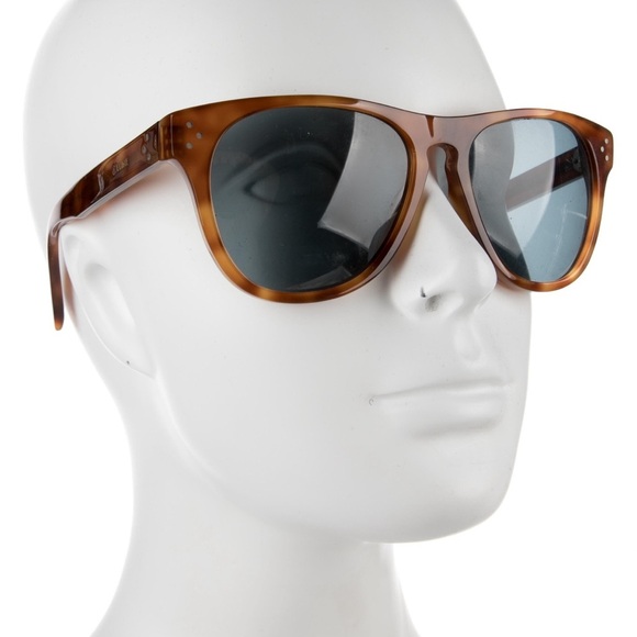 Celine Wayfarer Brown Sunglasses with Tinted Lenses main image 5